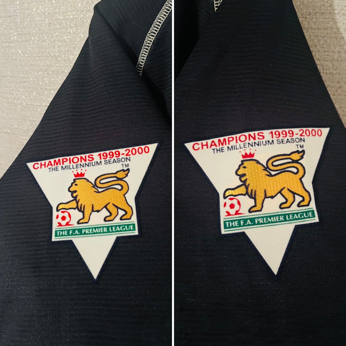 Manchester United away football shirt 2000/01 Keane Large