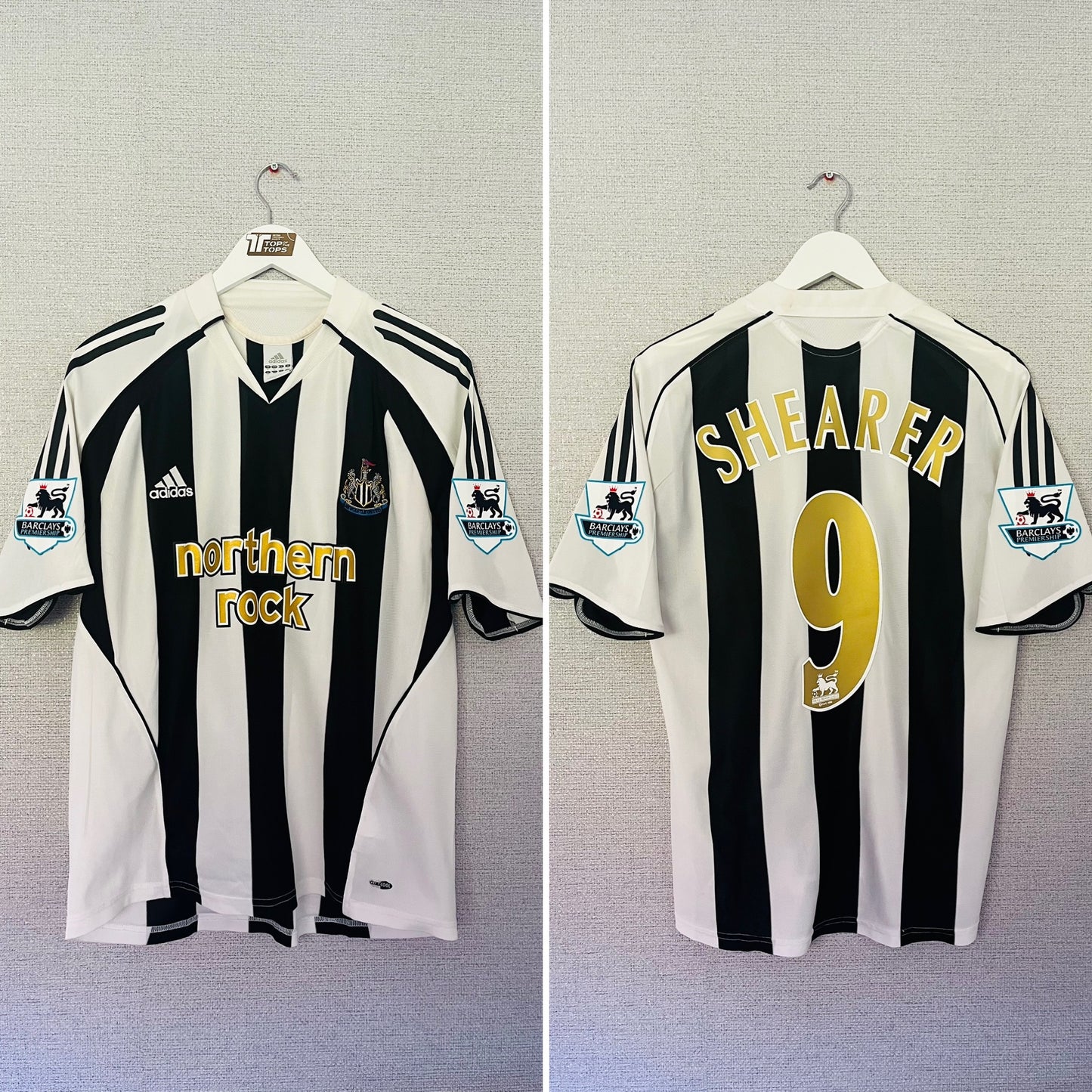 Newcastle United home football shirt 2005/07 Shearer Medium
