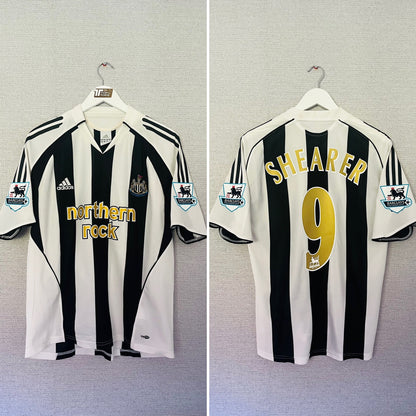 Newcastle United home football shirt 2005/07 Shearer Medium