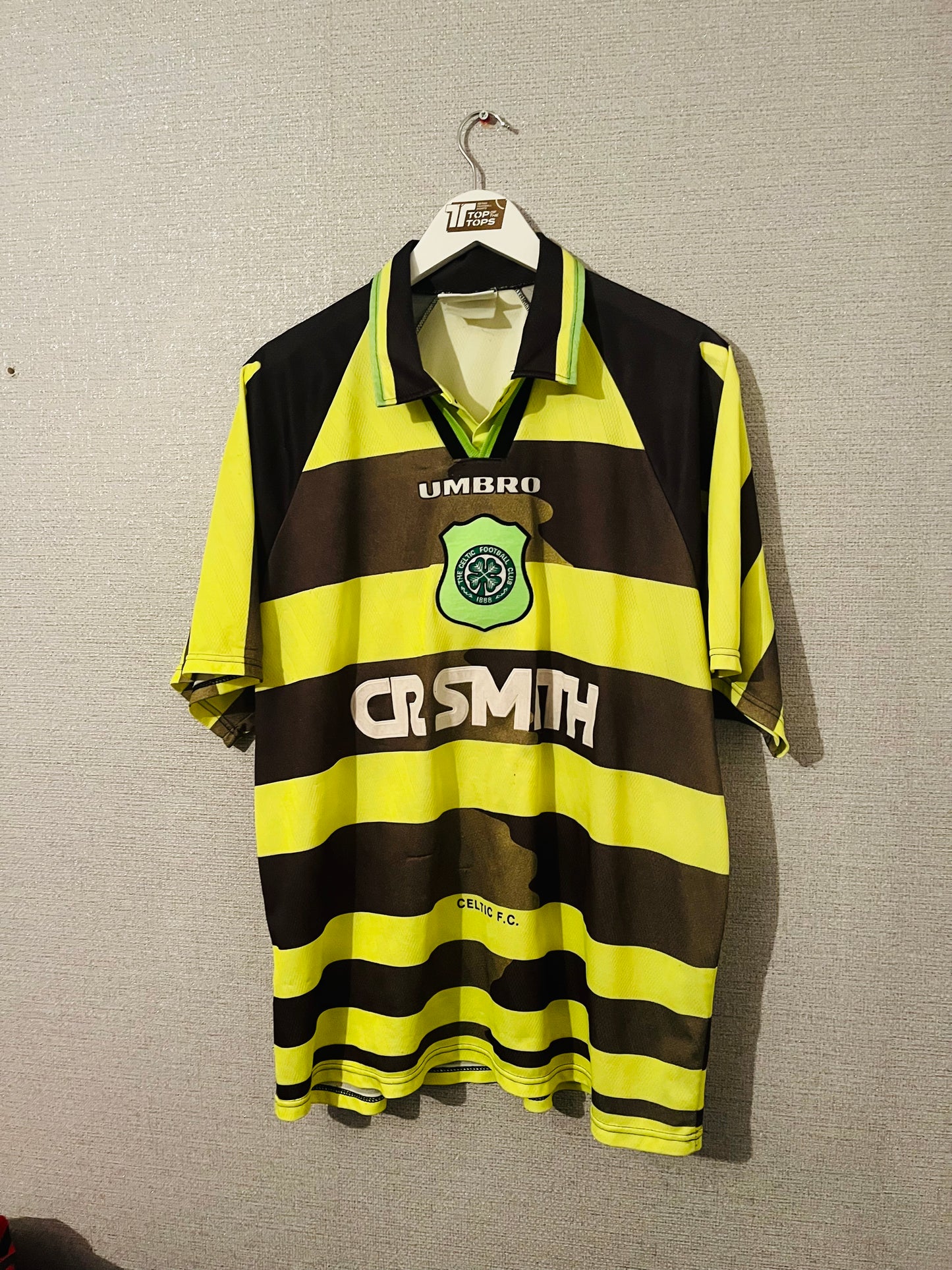 Glasgow Celtic away football shirt 1996/97 XXL