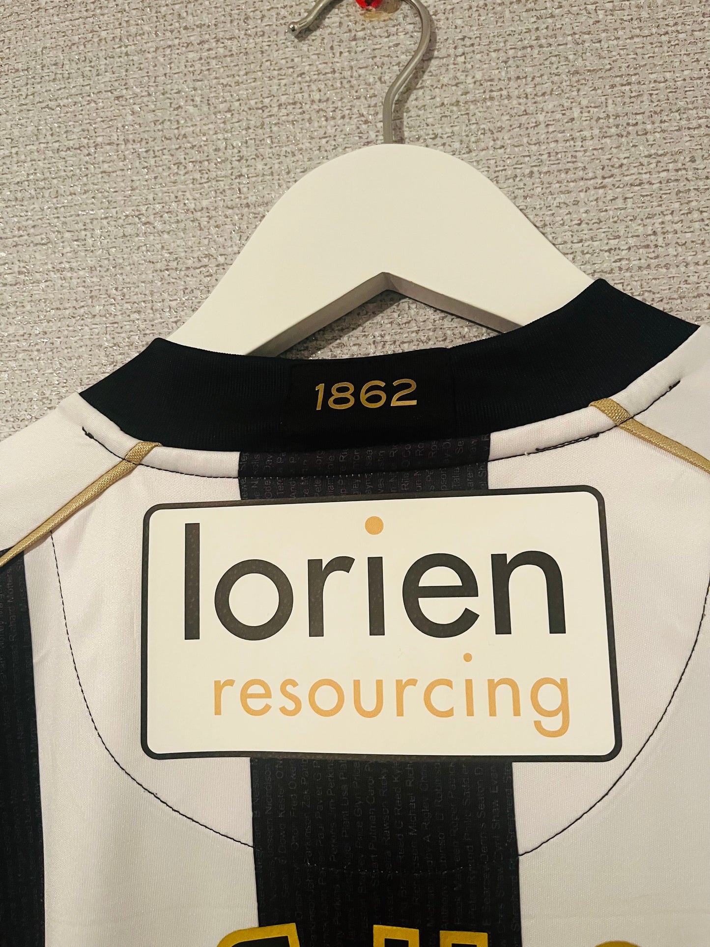 Notts County home football shirt 2012/13 Bishop Medium