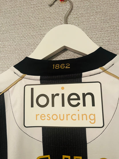 Notts County home football shirt 2012/13 Bishop Medium