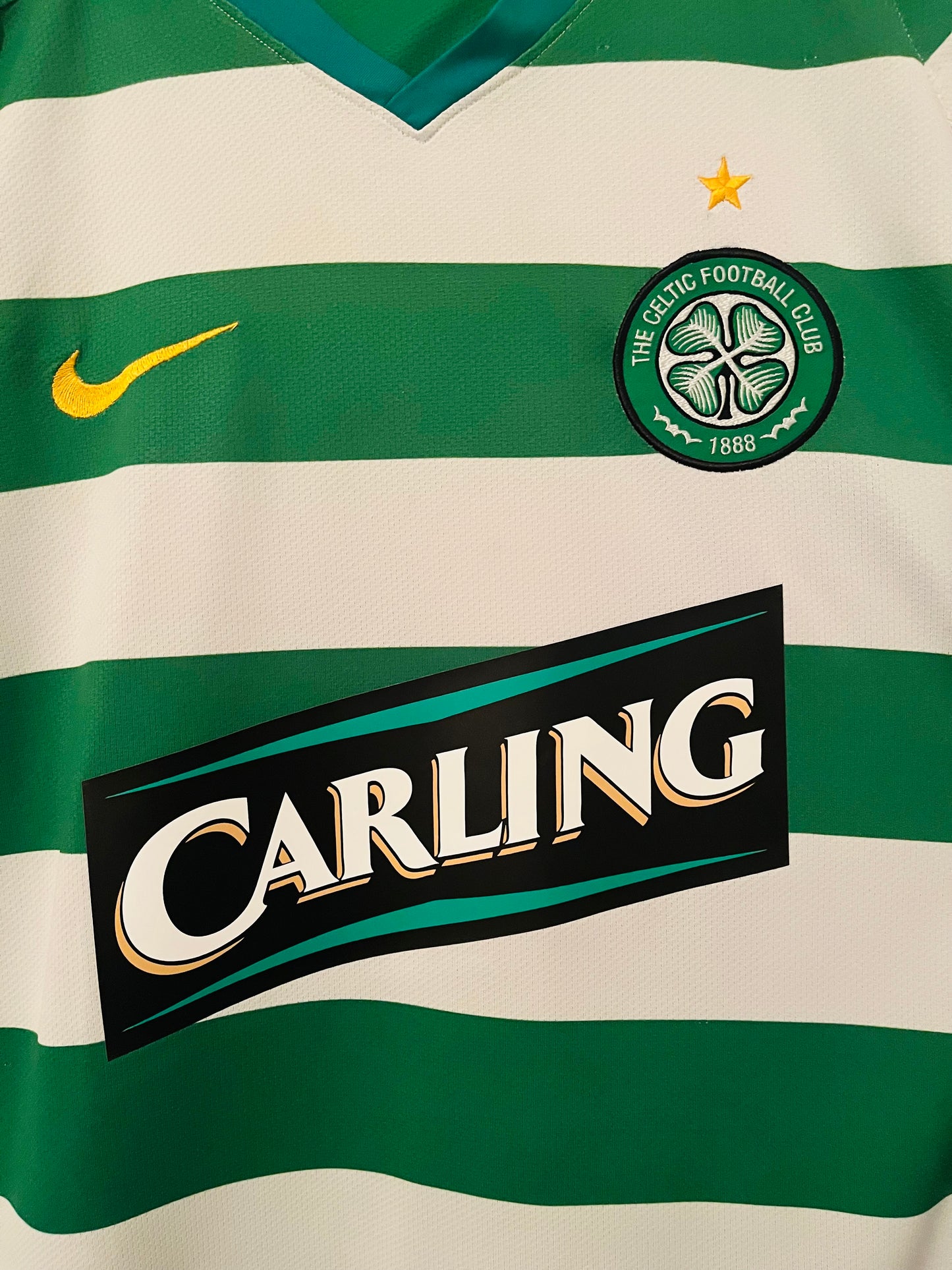 Glasgow Celtic home football shirt 2008/09 Nakamura Medium