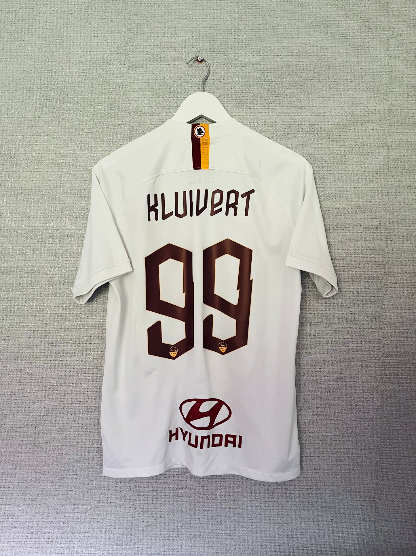 Roma away football shirt 2019/20 Kluivert medium