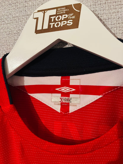 England away football shirt Euro 2004 Beckham Large