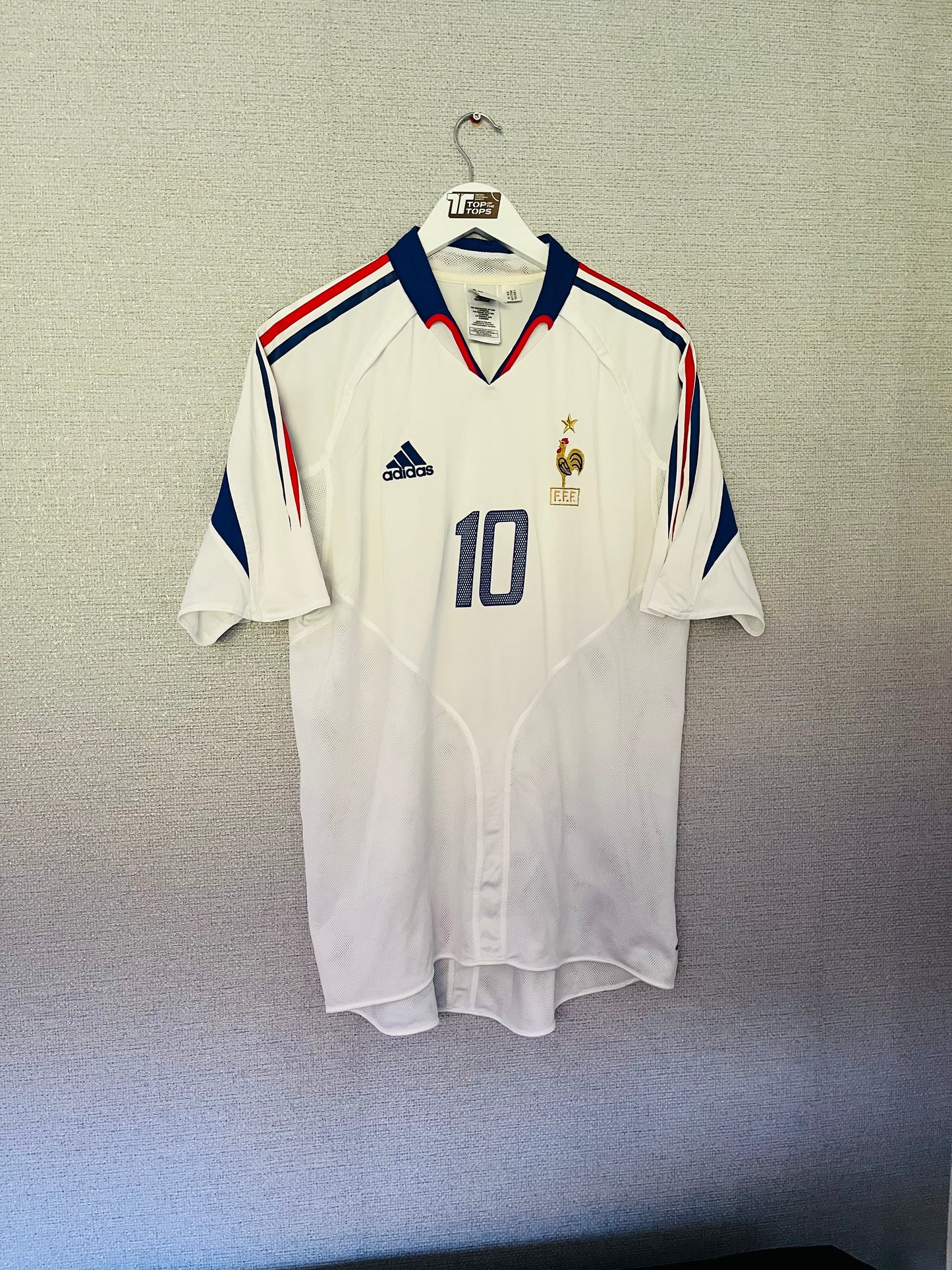 France away football shirt 2004/06 Zidane Large