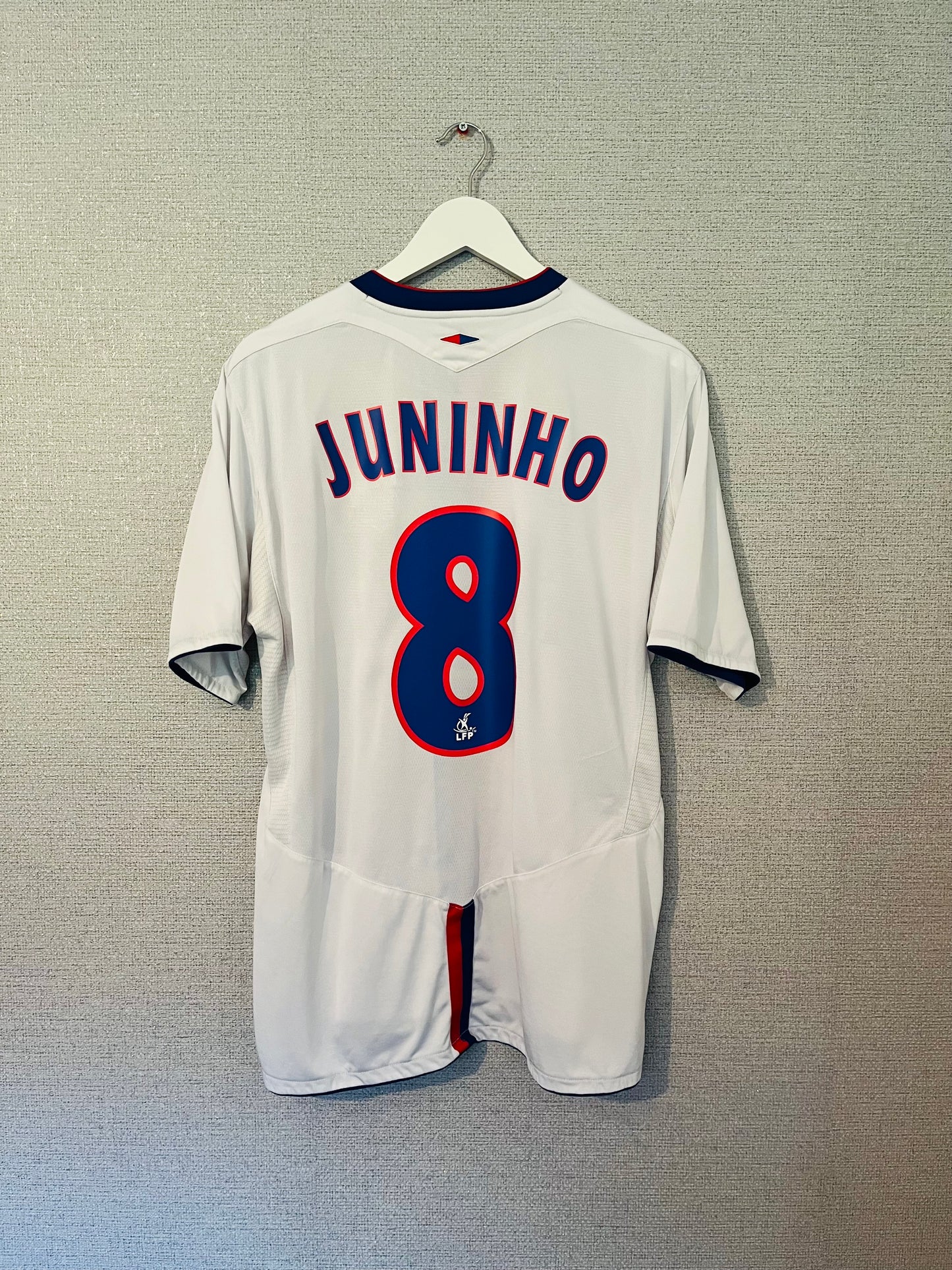 Olympique Lyonnaise Lyon home football shirt 2004/05 Juninho Large