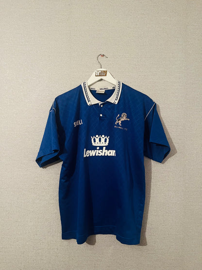 Millwall home football shirt 1990/91 Large