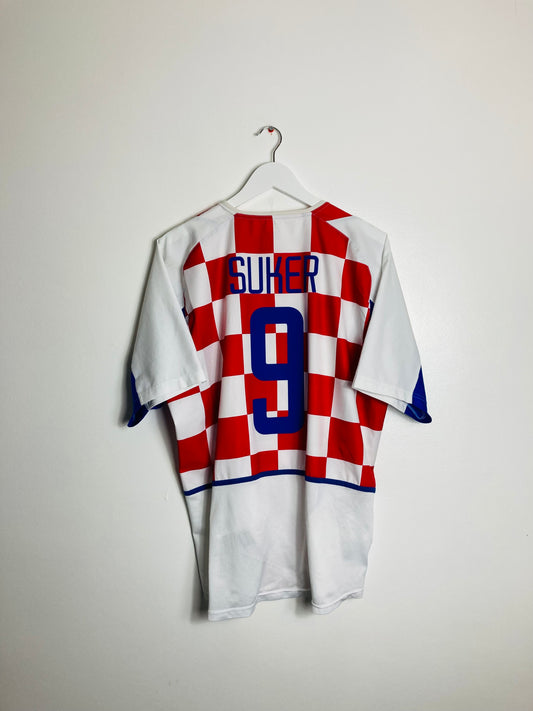 Croatia home football shirt 2002/04 Suker Large