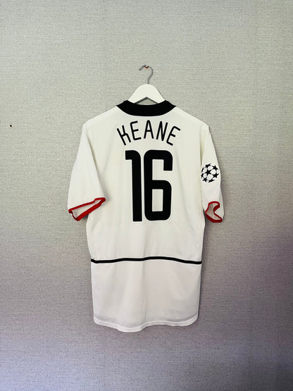 Manchester United away football shirt 2002/03 Keane Medium