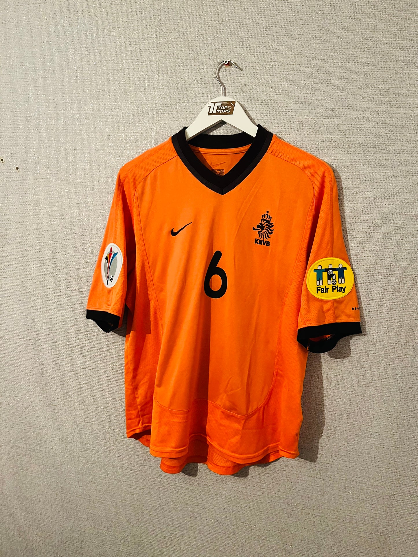 Holland Netherlands home football shirt Euro 2000 Seedorf Medium