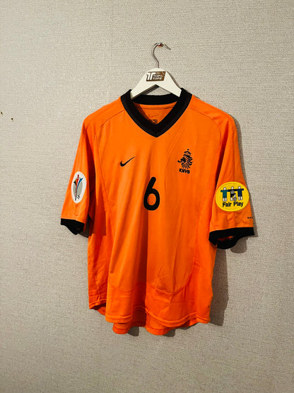 Holland Netherlands home football shirt Euro 2000 Seedorf Medium