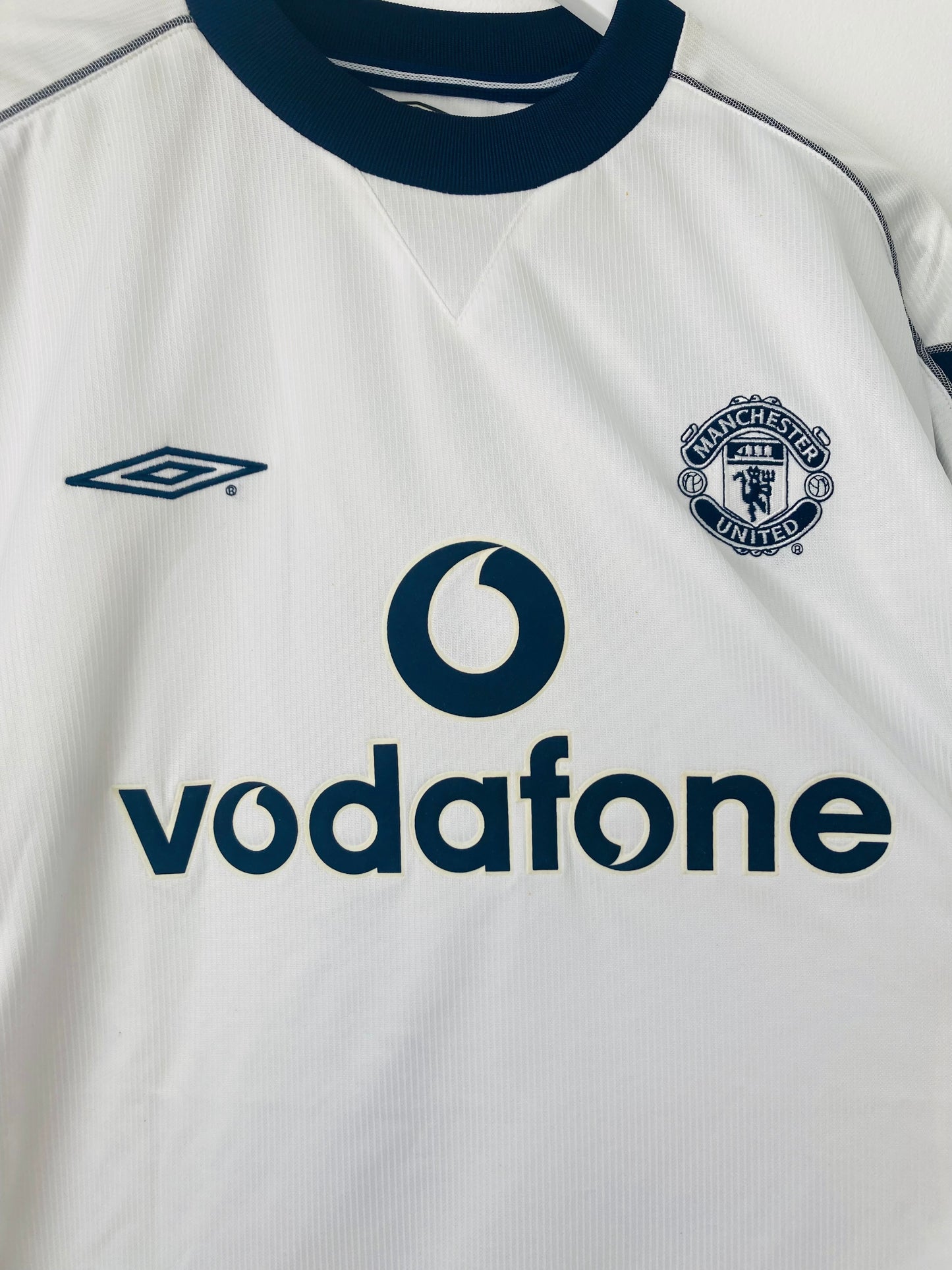 Manchester United away football shirt 2000/01 Beckham XXL