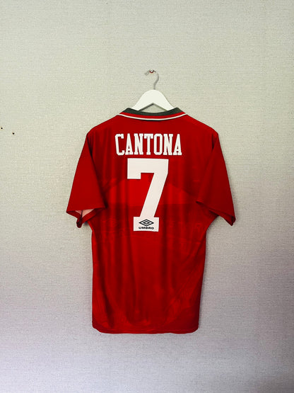 Manchester United home football shirt 1994/95 Cantona Large