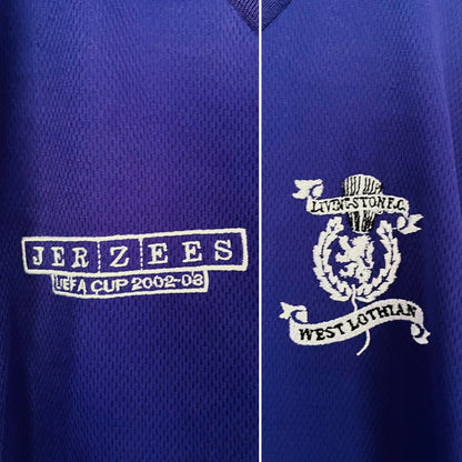 Livingston away cup football shirt 2002/03 Large/XL