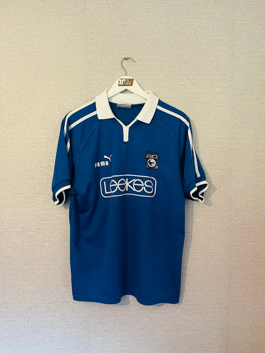 Cardiff City home football shirt 2002/03 Medium