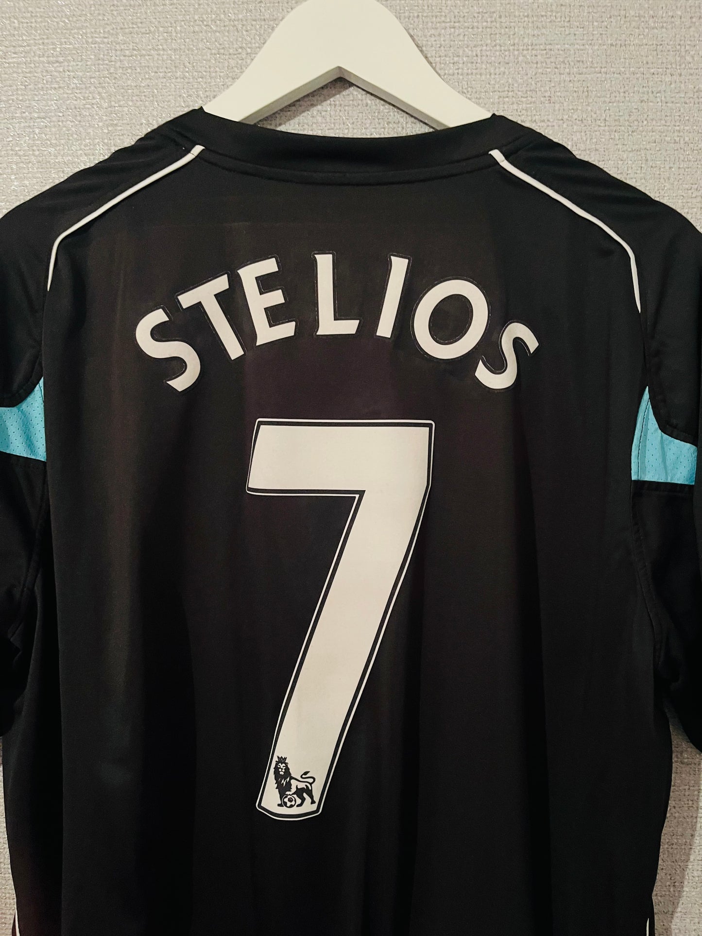 Bolton Wanderers away football shirt 2007/08 Stelios Large