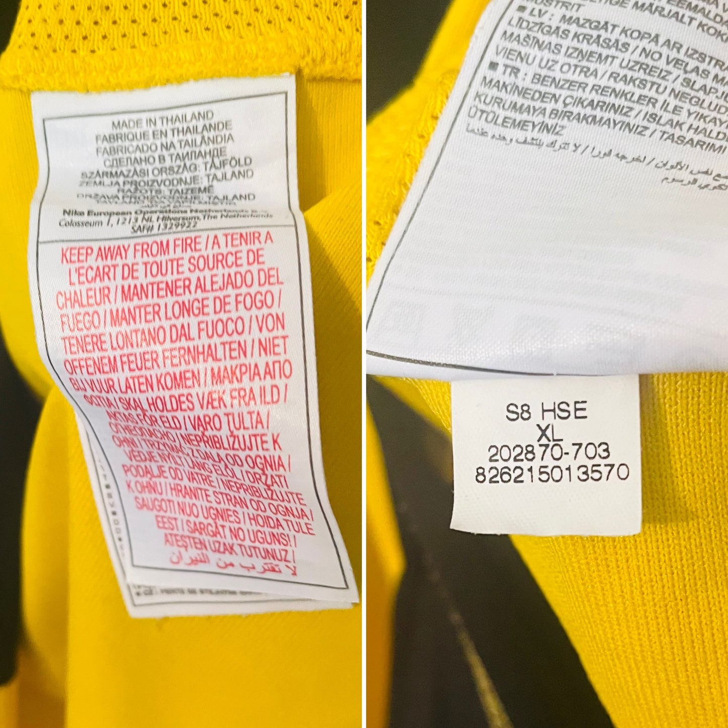 Aberdeen third football shirt 2007/08 XL