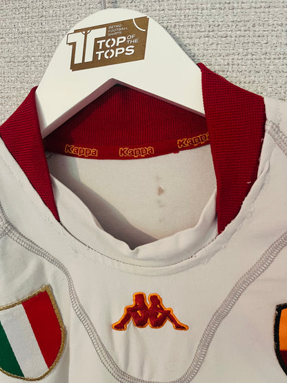 Roma away football shirt 2001/02 Montella Small