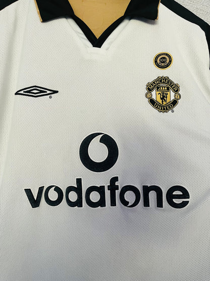 Manchester United away reversible football shirt 2001/02 Forlan Large