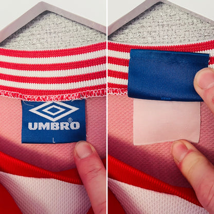 Ajax home football shirt 1996/97 Litmanen Large