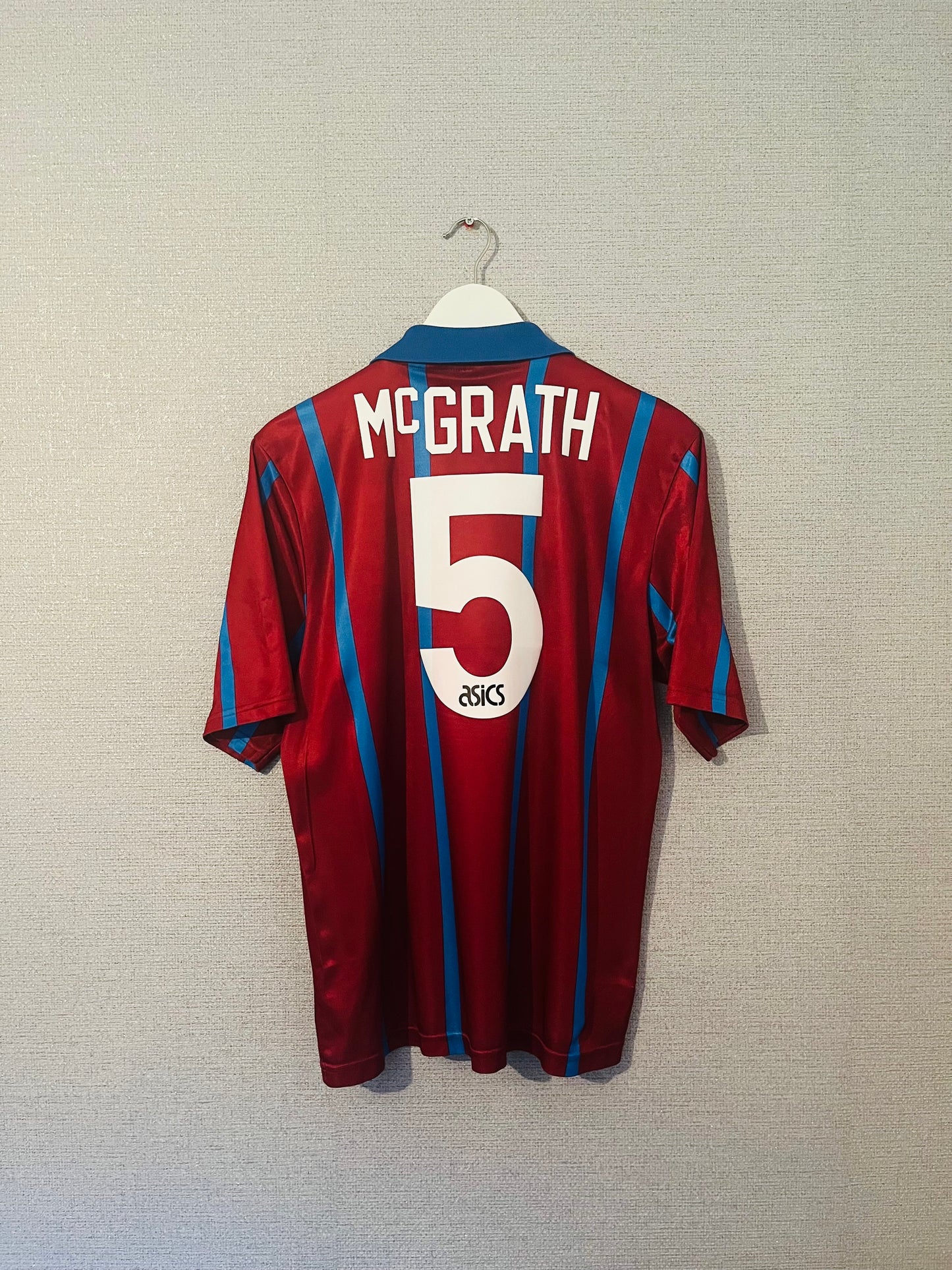 Aston Villa home football shirt 1993/95 McGrath Medium