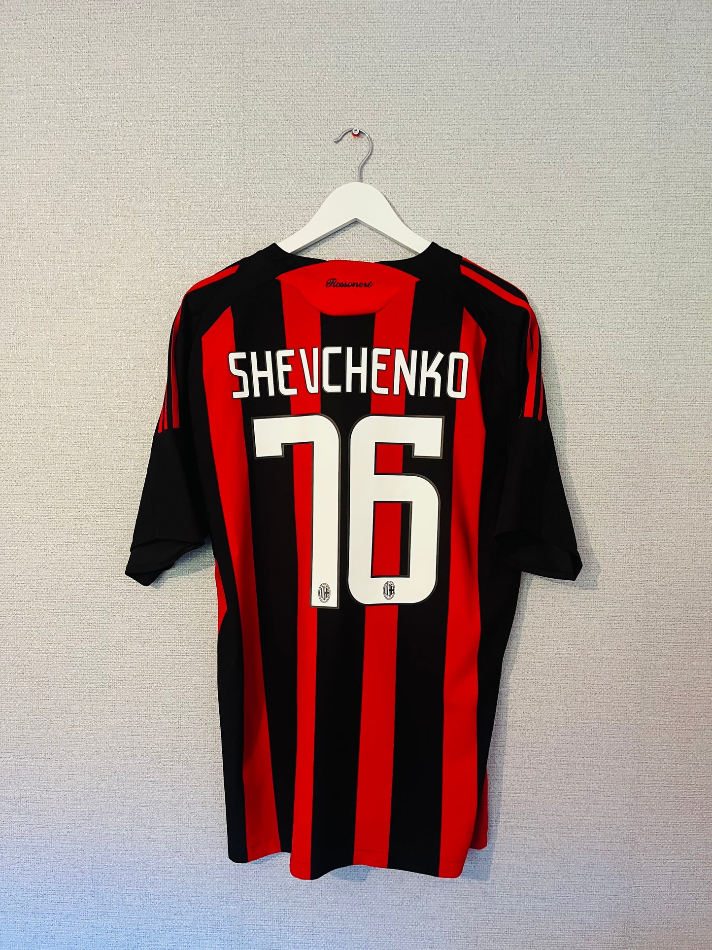 AC Milan home football shirt 2008/09 Shevchenko XL