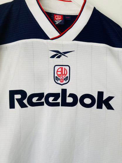 Bolton Wanderers home football shirt 1999/2001 Gudjohnsen BNWTs