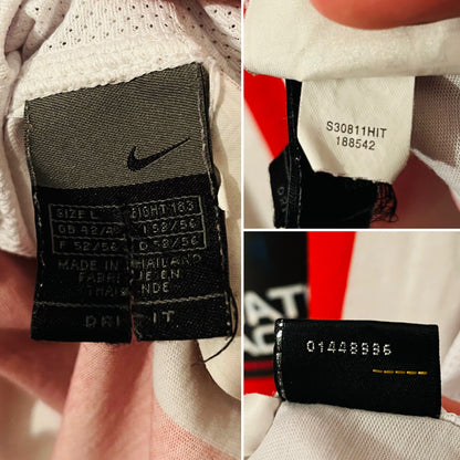 Atletico Madrid home centenary football shirt 2003/04 Torres Large