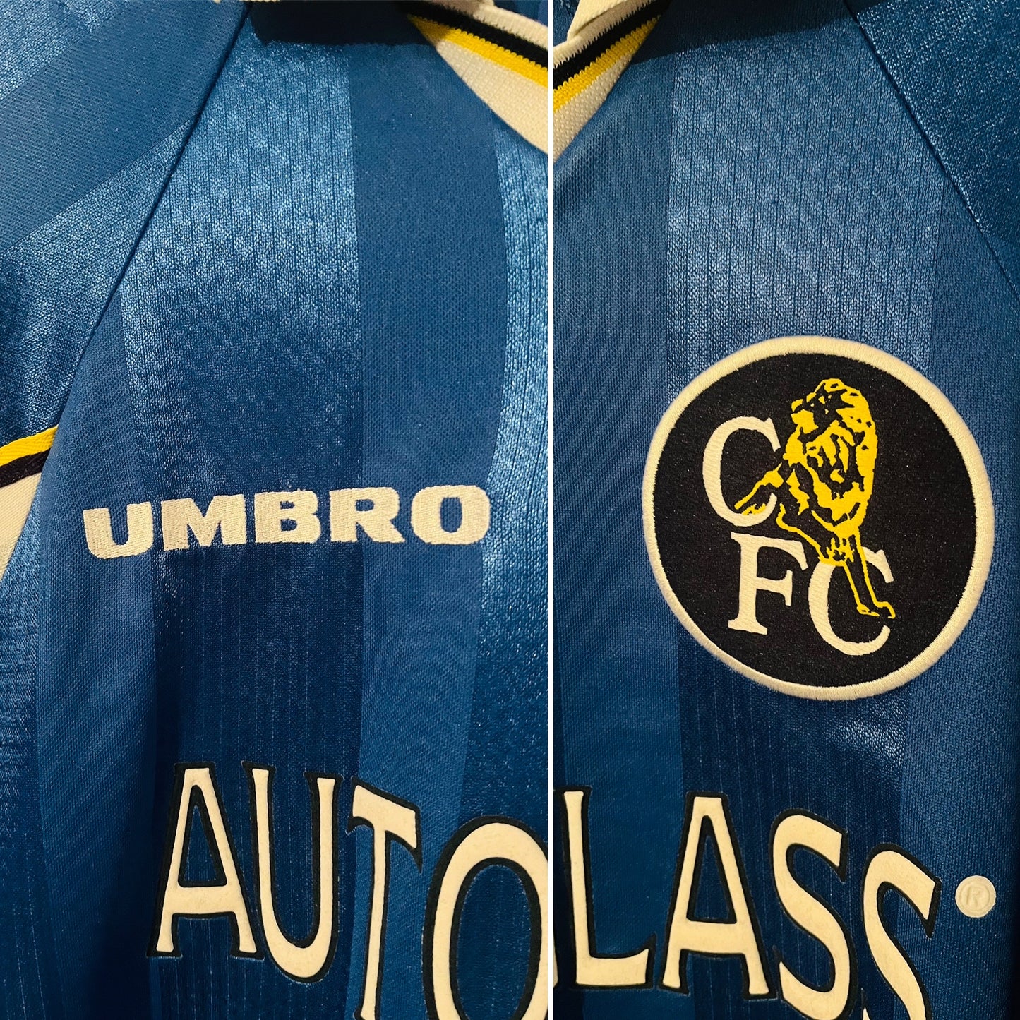 Chelsea home football shirt 1997/99 Zola Large