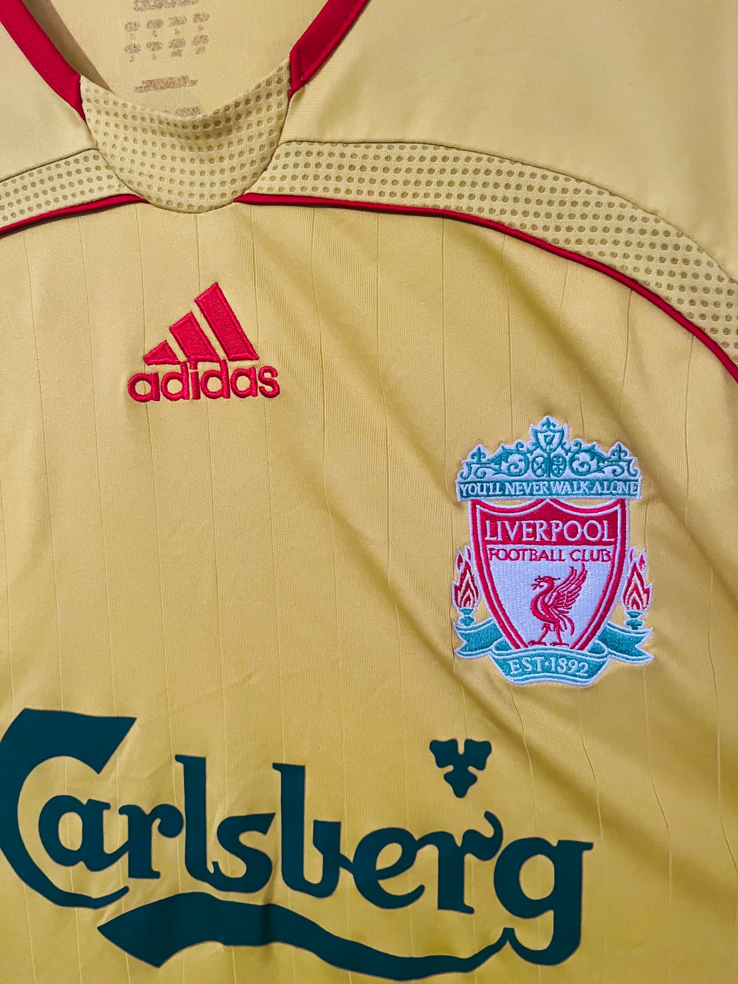 Liverpool away football shirt 2006/07 Gerrard Large