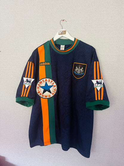 Newcastle United away football shirt 1997/98 Albert XXL