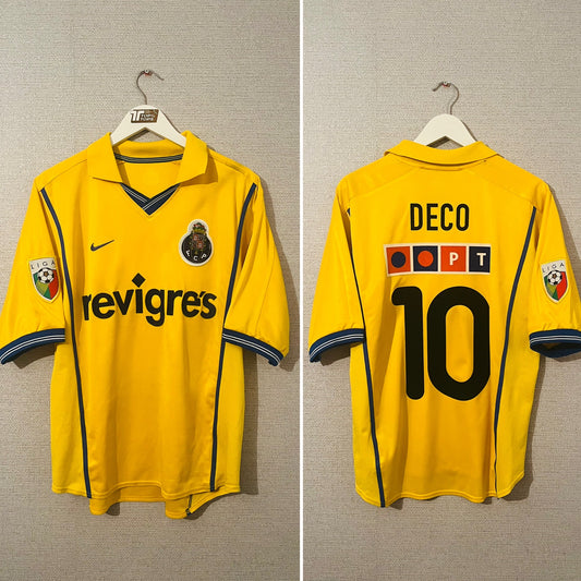 Porto away football shirt 2000/01 Deco Medium