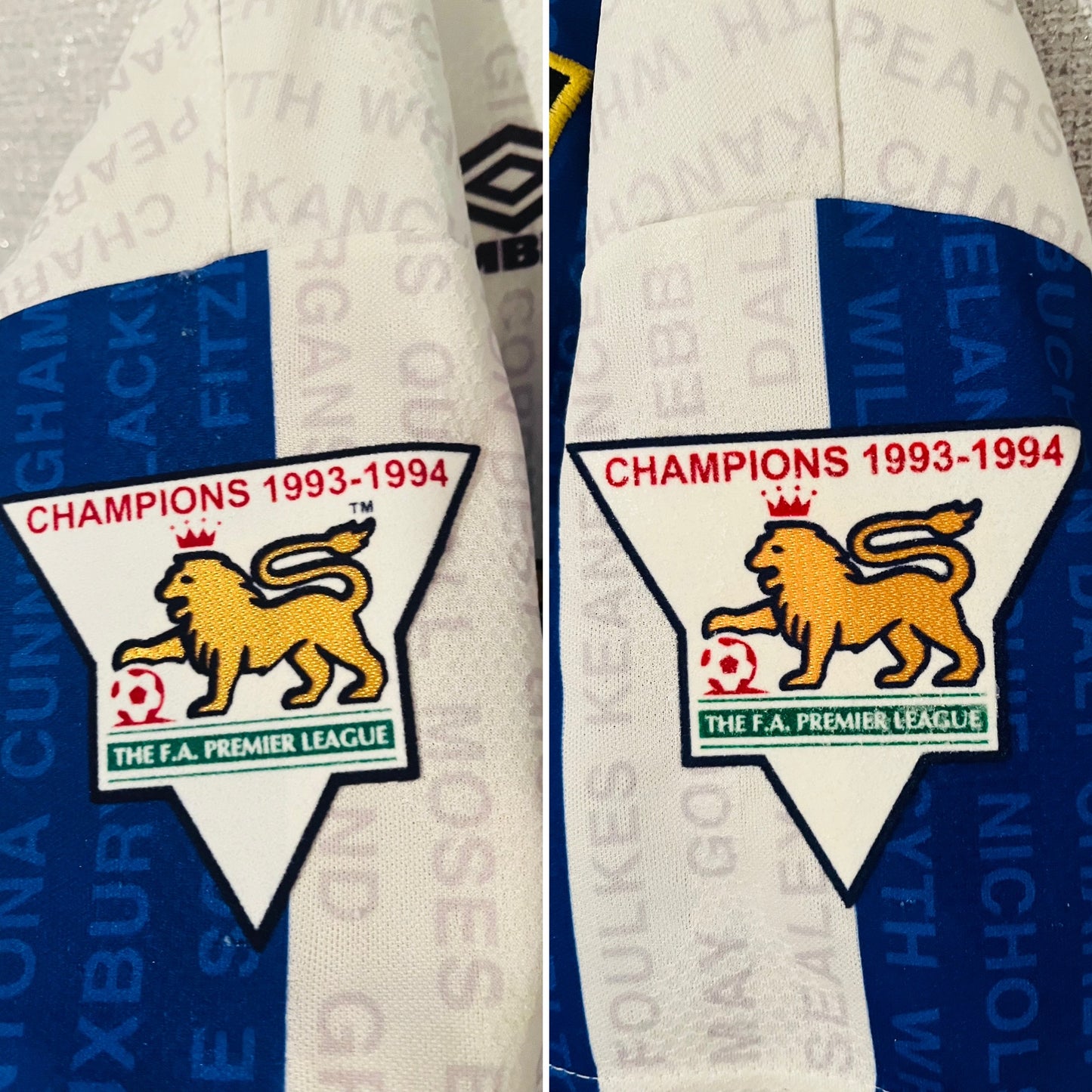 Manchester United third football shirt 1994/95 Cantona Large