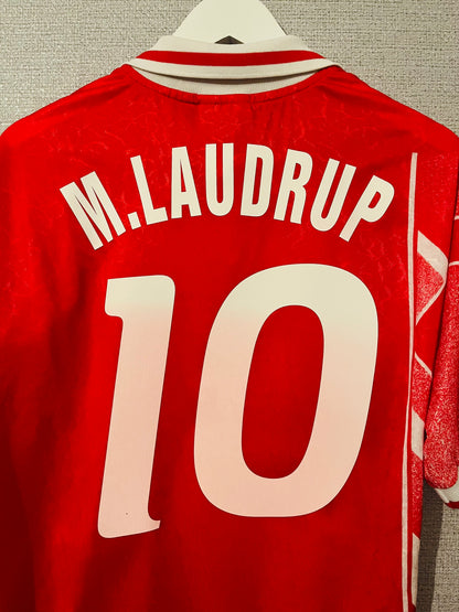 Denmark home football shirt 1995/96 Michael Laudrup Medium