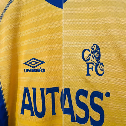Chelsea away football shirt 2000/02 Zola Large