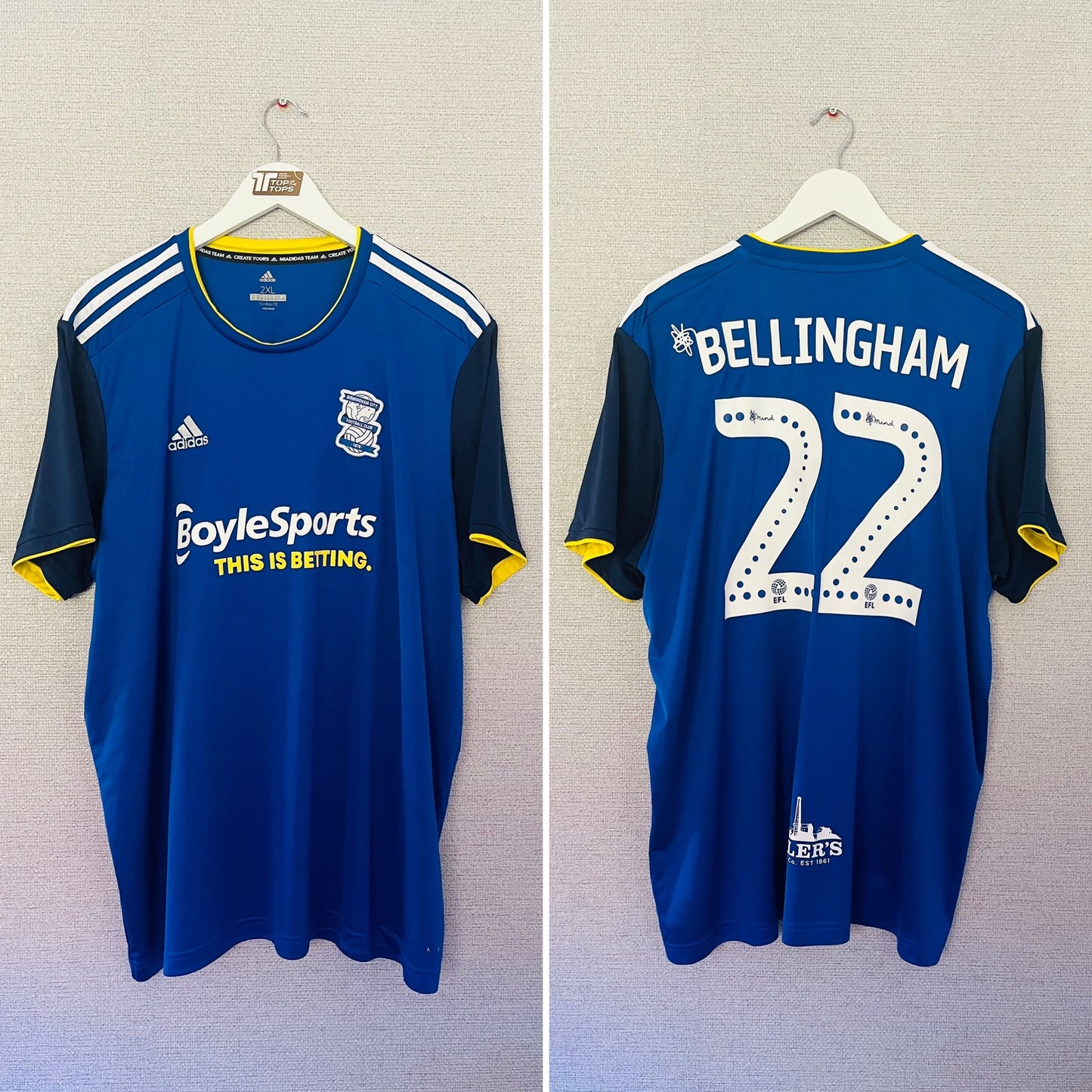 Birmingham City home football shirt 2019/20 Bellingham XXL
