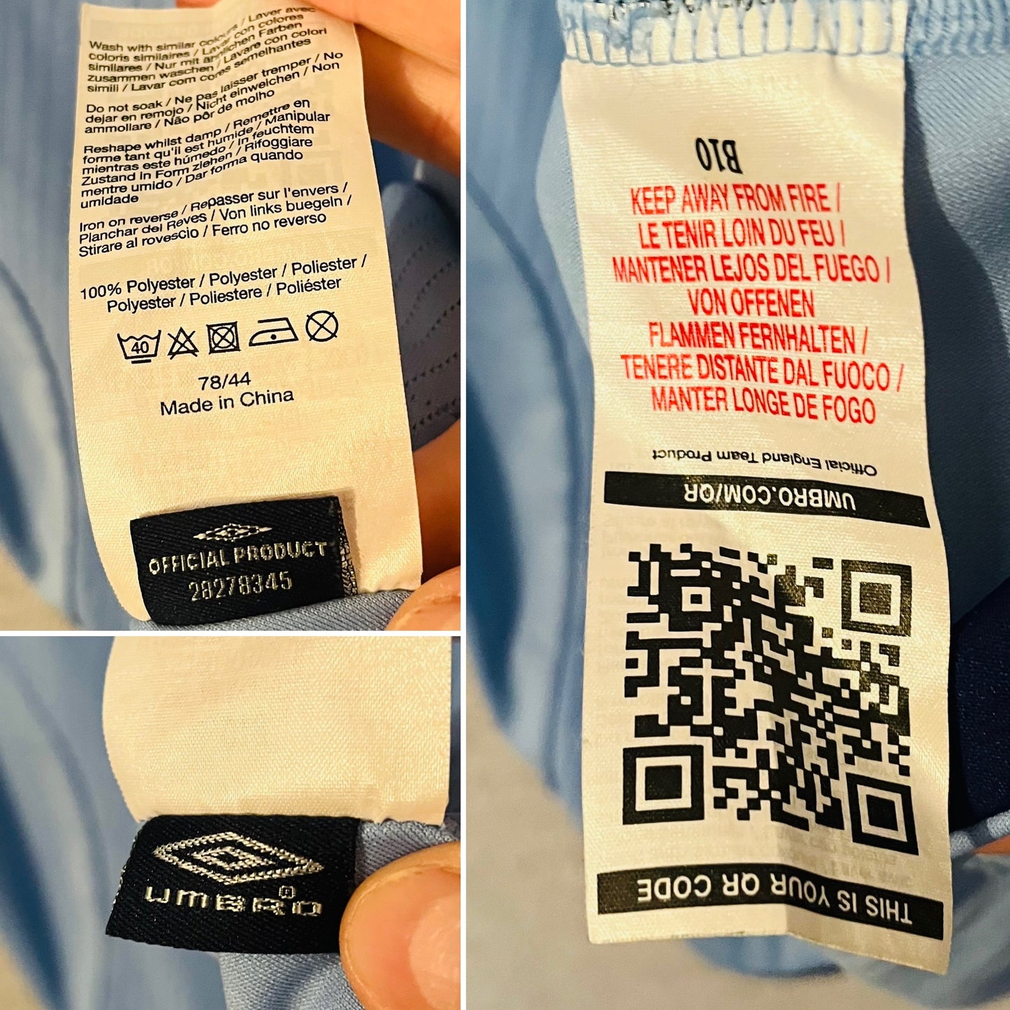 England goalkeeper football shirt 2008/10 Medium