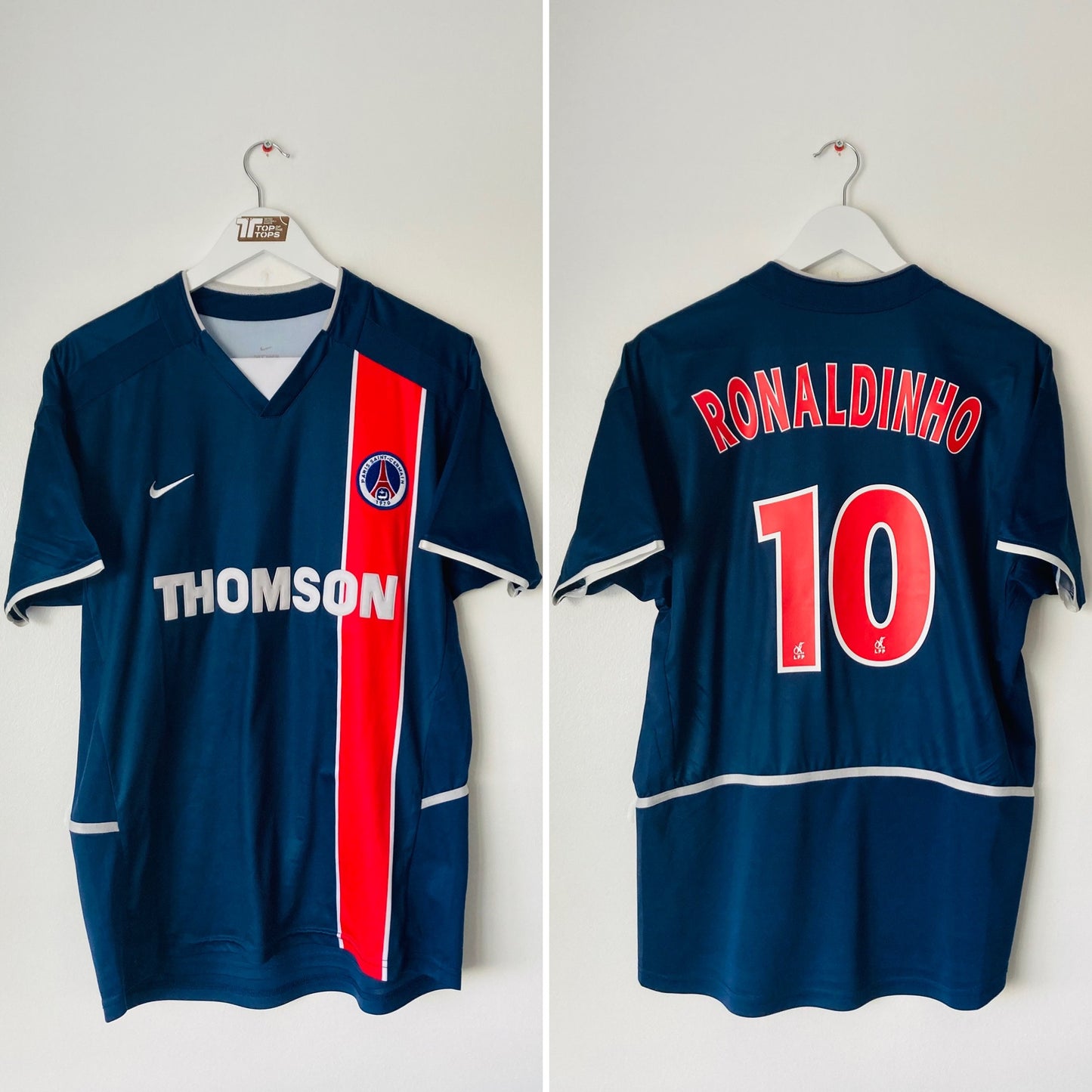 PSG home football shirt
2002/03 Ronaldinho Medium