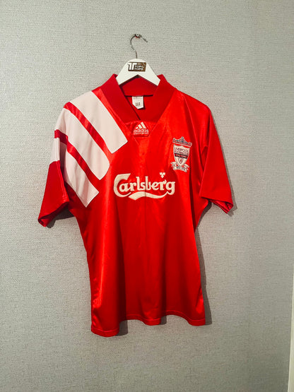 Liverpool home football shirt 1992/93 Centenary Large