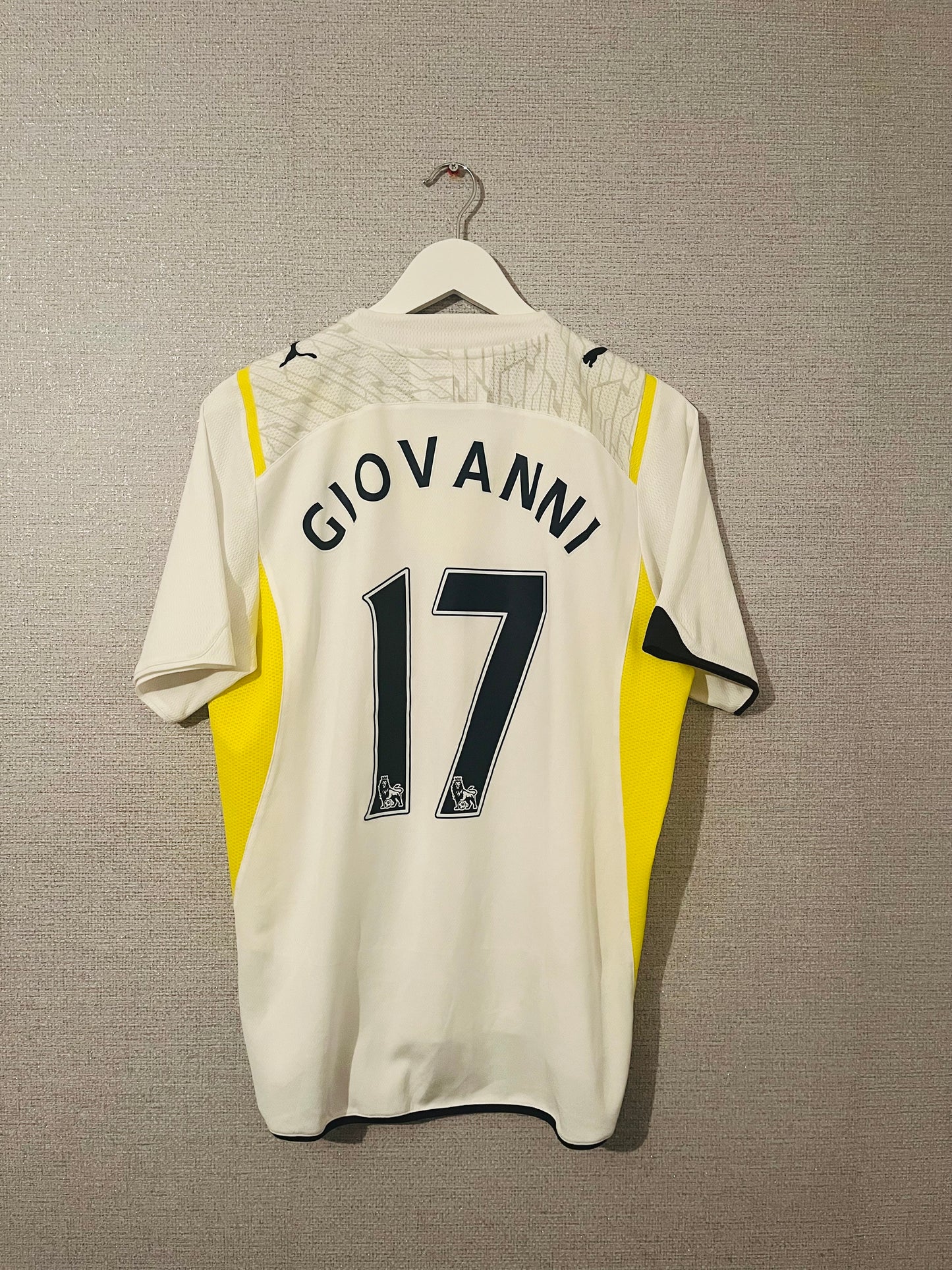 Tottenham Hotspur home football shirt 2009/10 Dos Santos Medium