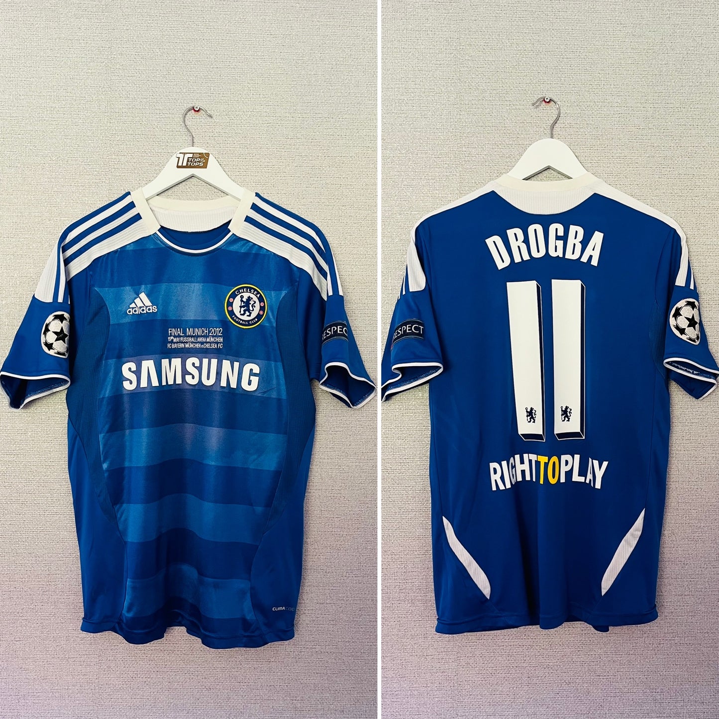 Chelsea home football shirt
2011/12 Drogba Medium