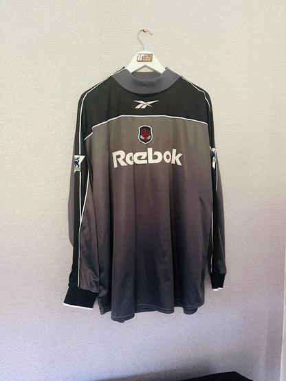 Bolton Wanderers goalkeeper football shirt 2000/01 Banks XXL