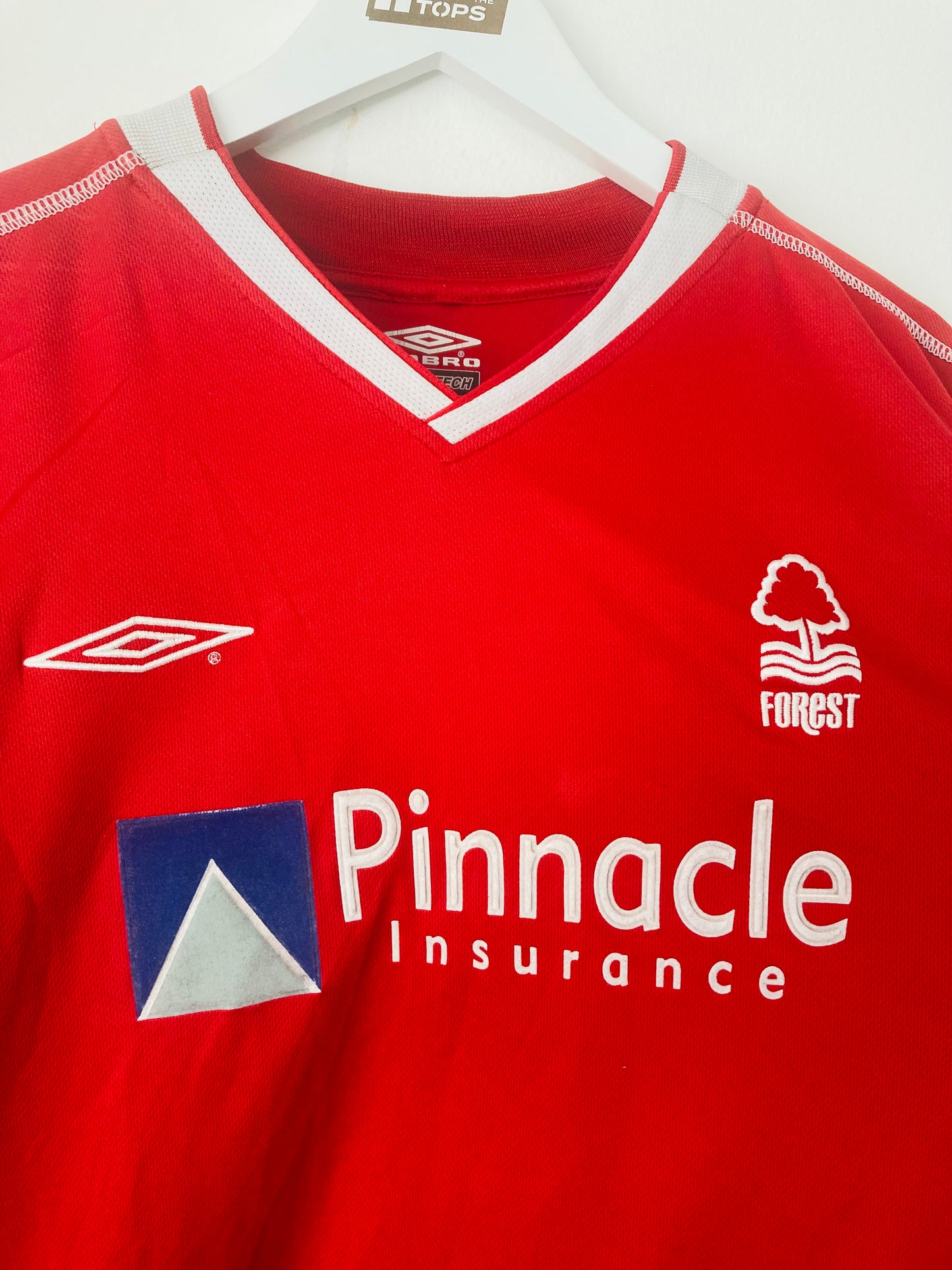 Nottingham Forest home football shirt 2002/03 Johnson XXL
