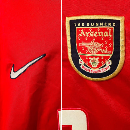 Arsenal home football shirt 1998/99 Vieira Medium