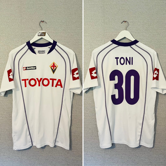 Fiorentina away football shirt 2006/07 Toni Medium