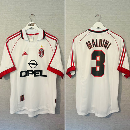AC Milan away football shirt 1998/2000 Maldini Medium