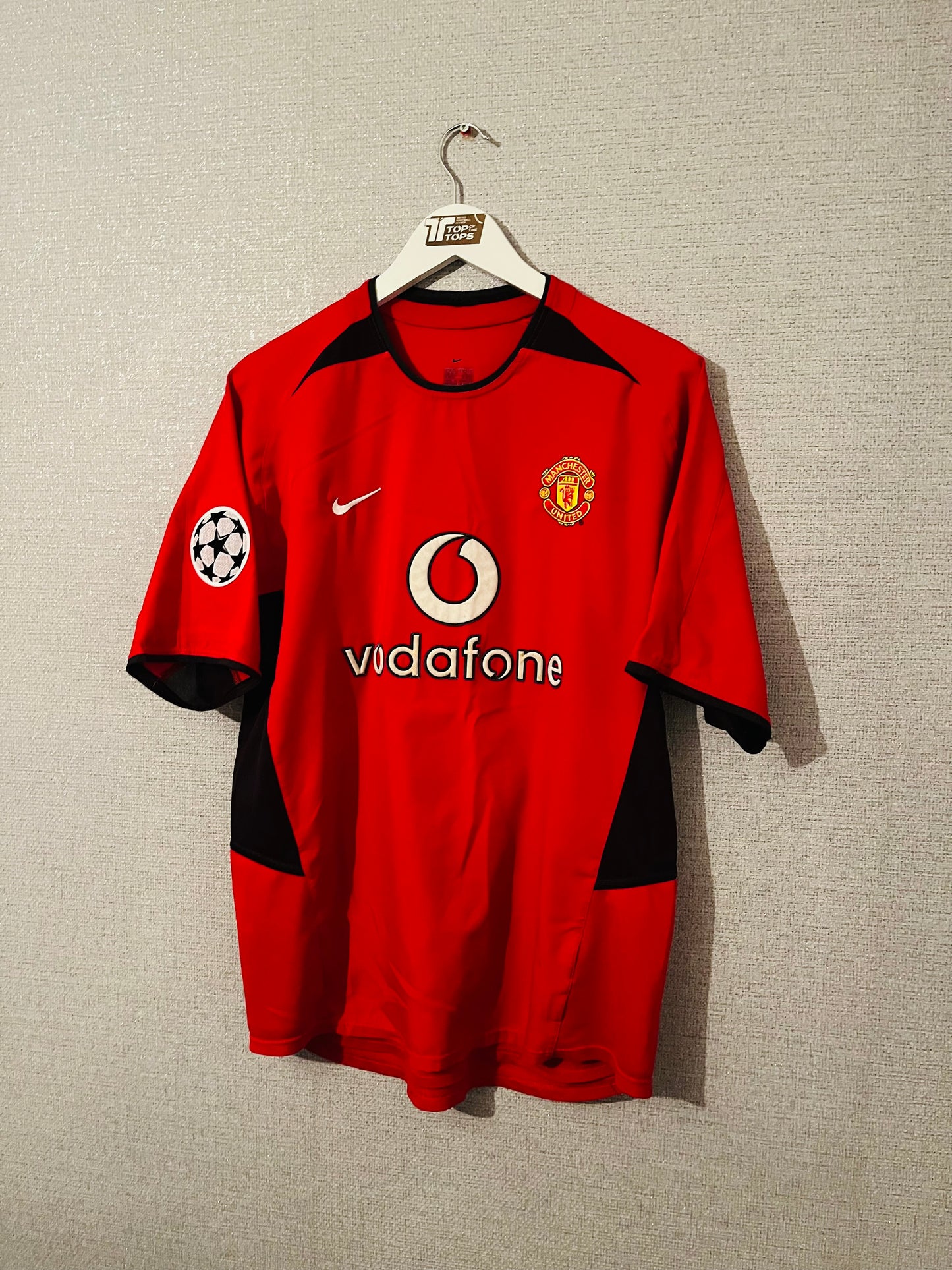 Manchester United home football shirt 2003/04 CR7 Medium