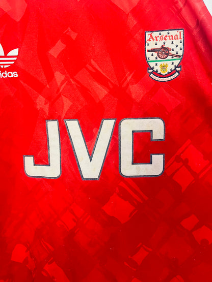 Arsenal home football shirt 1990/92 Large
