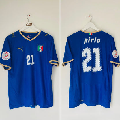 Italy home football shirt          Euro 2008 Pirlo Medium